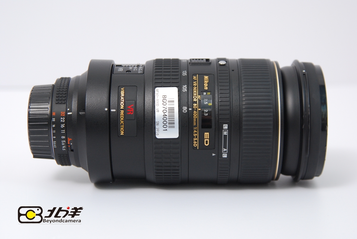 95新尼康 AF VR80-400mm f/4.5-5.6D ED（BG07040001）