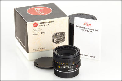 徕卡 Leica R 50/2 SUMMICRON-R E55 带包装 新品展示品 徕卡
