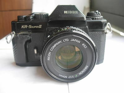 理光XR5--2型机械快门单反相机带50mmf1.7镜头