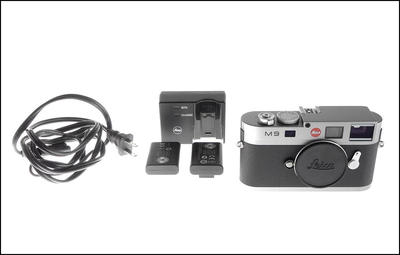 (全新无隐患CCD) 徕卡 Leica M9 钢灰 两块电池 快门仅2千！