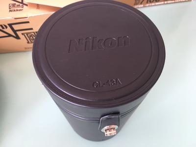 99新Nikon尼康CL-43A皮质镜头筒，尼康AF80-200 f／2.8D镜头使用