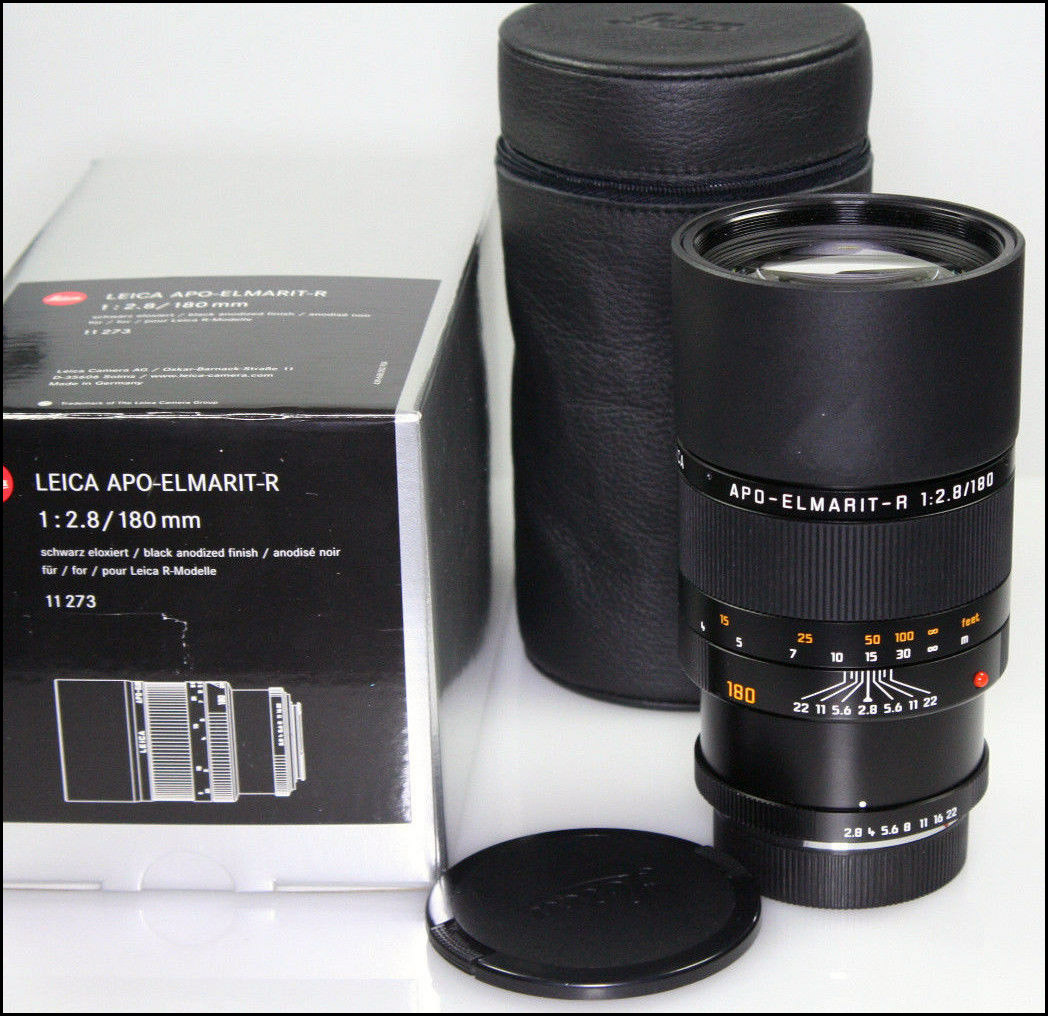 徕卡 Leica R 180/2.8 APO ELMARIT-R ROM 最后期 银盒包装