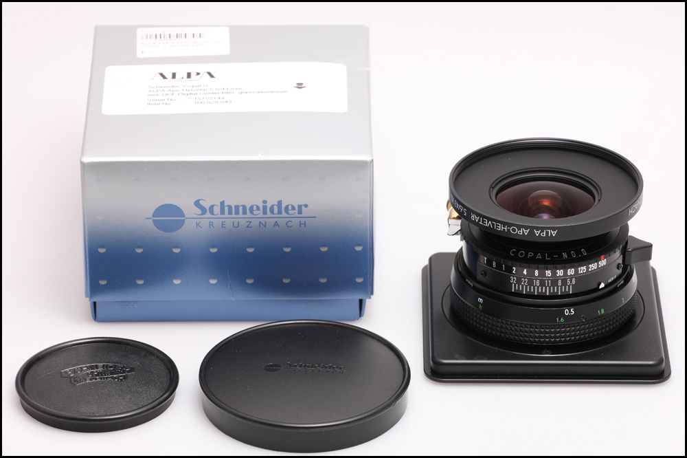 阿尔帕/施耐德 Alpa/Schneider 43/5.6 APO XL 镜头 带包装