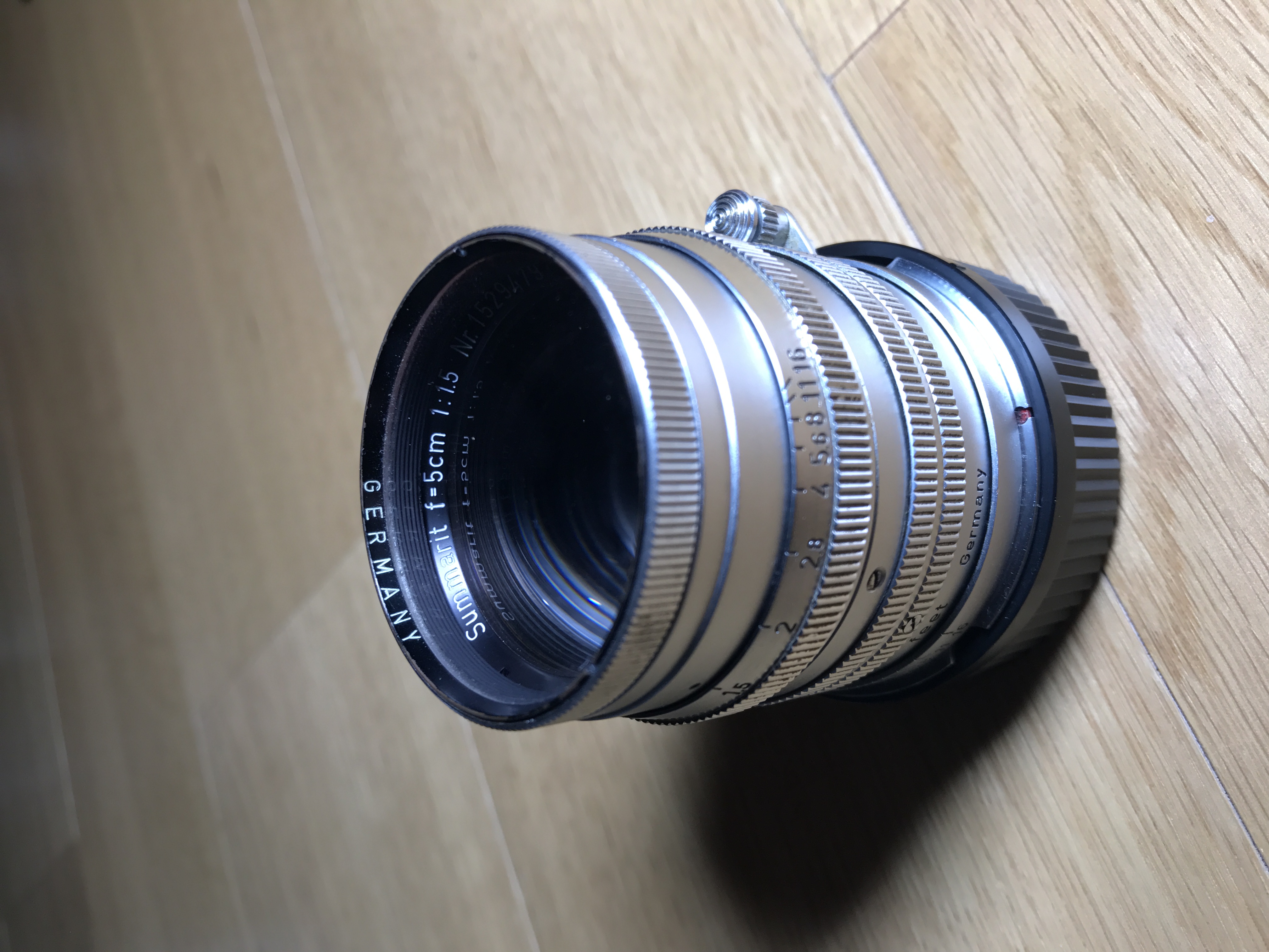 Leica Summarit 50 mm f/ 1.5 L39转M口