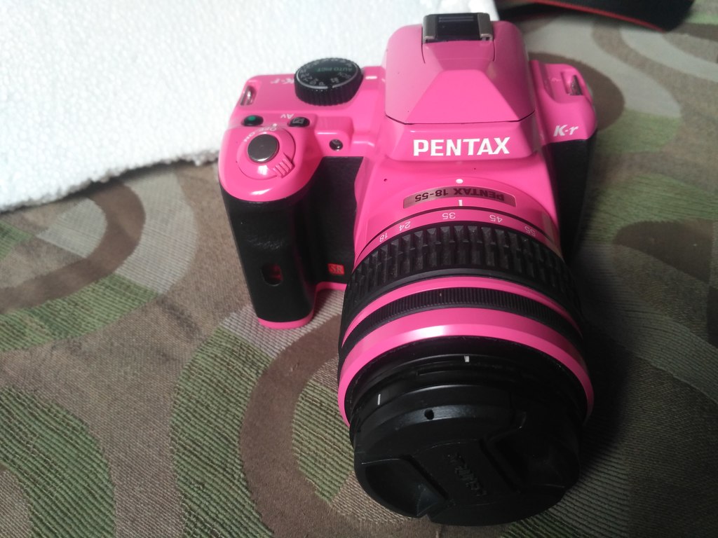 宾得 K-r单反相机KR 粉色 女生一手自用成色很新  带镜头8G卡