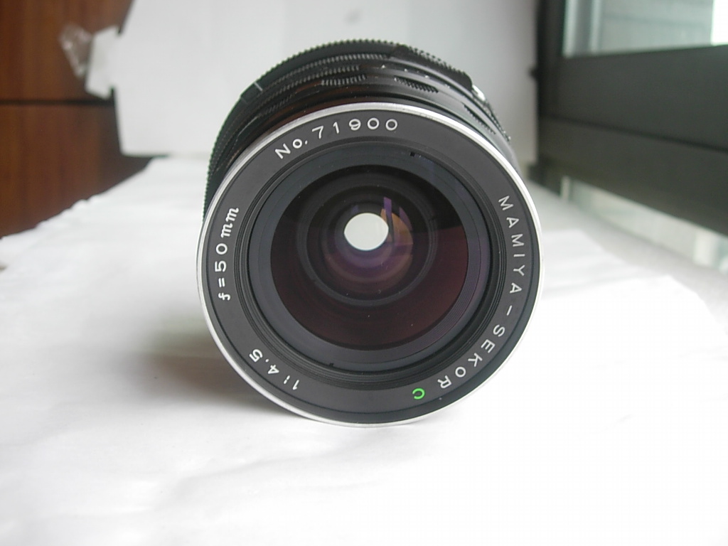很新玛米亚RB67经典相机配套50mmF4.5超广角镜头，收藏使用