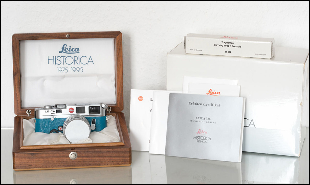 徕卡 Leica M6 1975-1995 Historica 海蓝 套机 全球限量150套