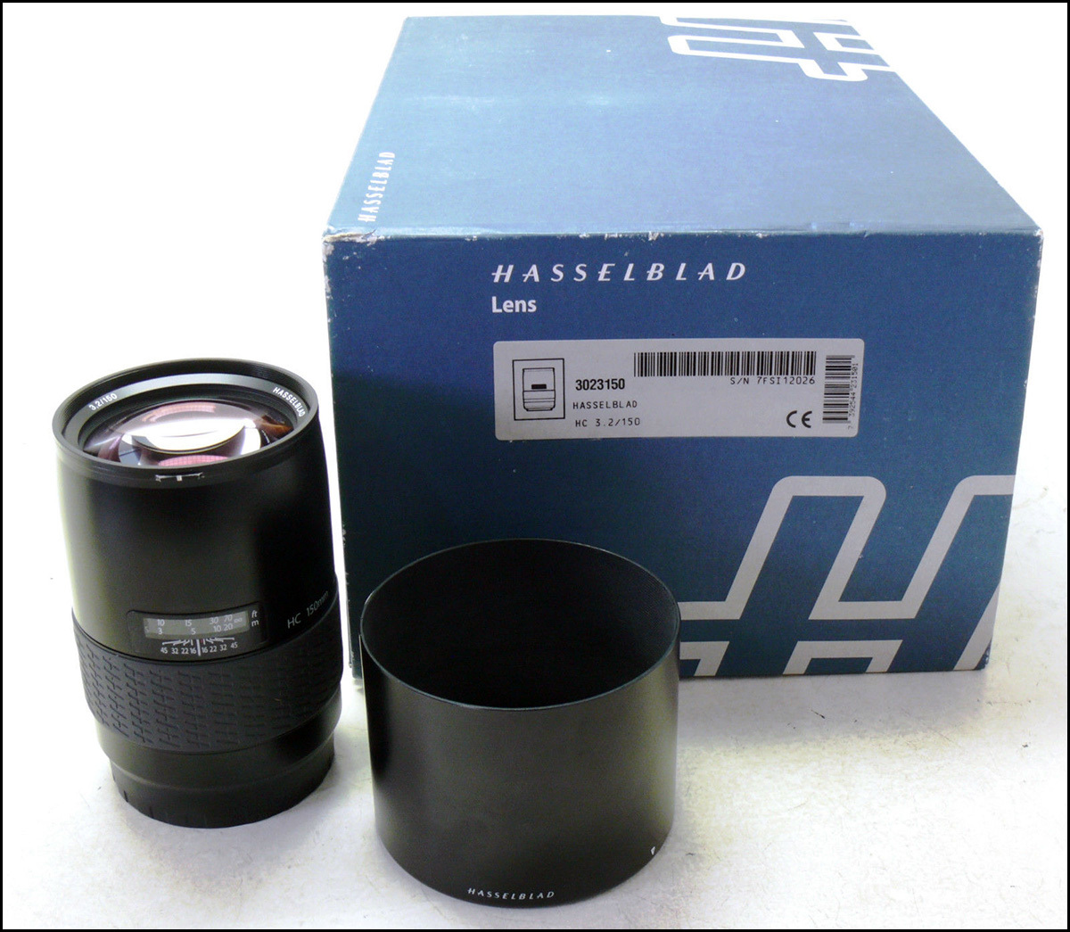 哈苏 Hasselblad 150/3.2 HC 镜头 带包装（快门7000多次）