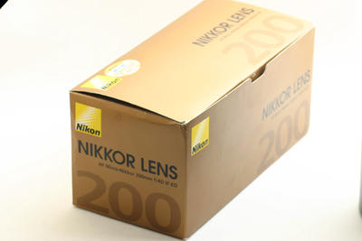 尼康 AF Micro 200mm f/4D IF-ED行货包装全！