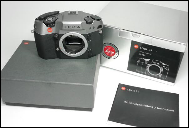 徕卡 Leica R9 旗舰135机身 炭灰色 带包装 