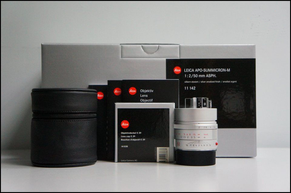 徕卡 Leica M 50/2 APO ASPH 6-BIT 银色 新品 带包装