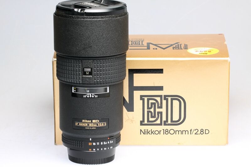 Nikon尼康180 2.8D长定焦单反镜头IF-ED，95新，现货带包装