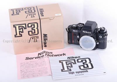 【全新收藏品】Nikon/尼康  F3 T 黑色机身 带对号包装 #jp17160