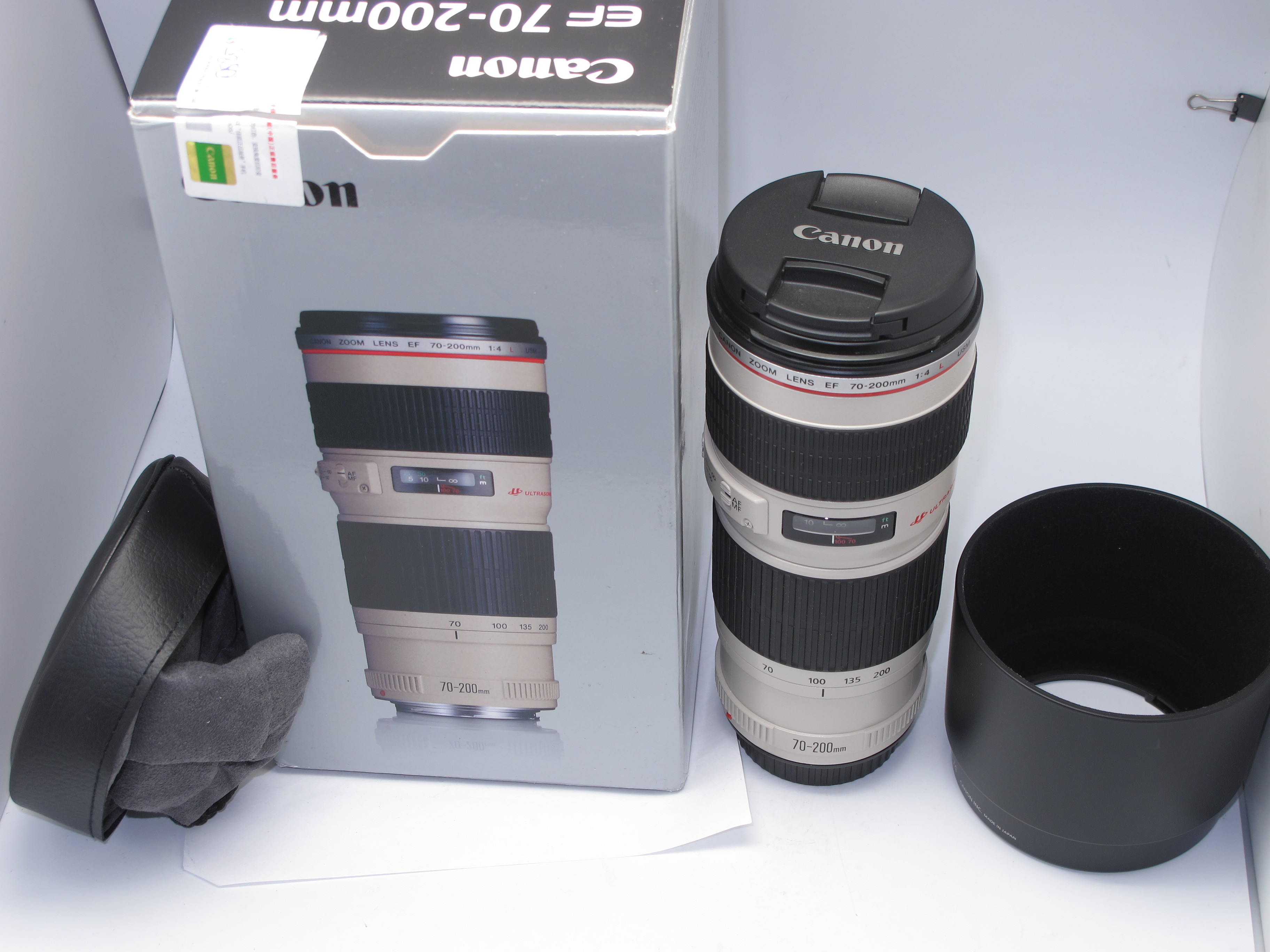 Canon/佳能70-200 mm f/4L 小小白 小三元 不防抖 远射变焦镜头