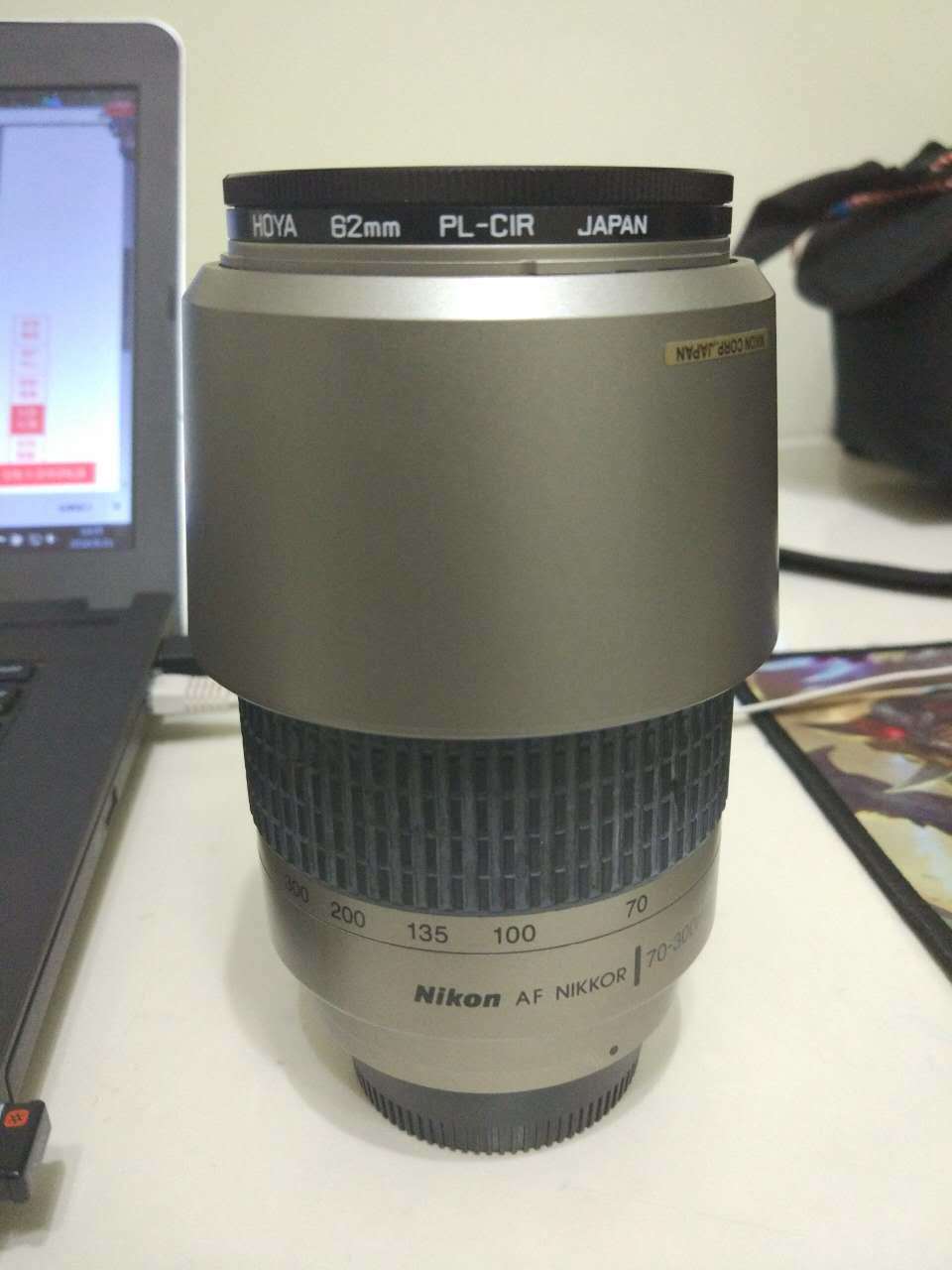 尼康 AF 70-300mm f/4-5.6G 99新，闲置，送滤光镜，如图