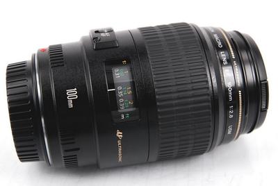 佳能 Canon EF 100/2.8 macro USM 微距镜头,自动对焦.