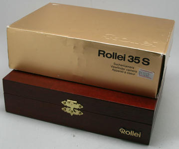 全新【禄来】Rollei 35s 60周年限量版金机 包装齐（011202）