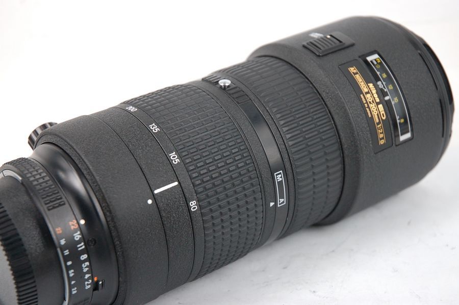 尼康Nikon AF 80-200/2.8D ED 三代大刚炮,自动对焦,带遮光罩.