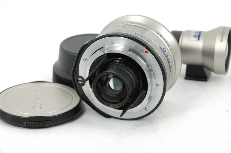 康泰时 Contax G21/2.8 广角定焦镜头,G1,G2 旁轴相机用,带取景器和皮盒.