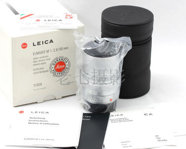 Leica/徕卡 Elmairt M 90/2.8 E46 银色 6bit 包装附件齐 L00826