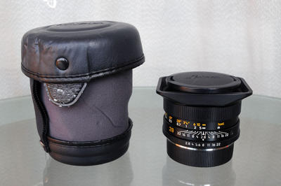 Leica R28/2.8 E55 方字版、德产，最新款28
