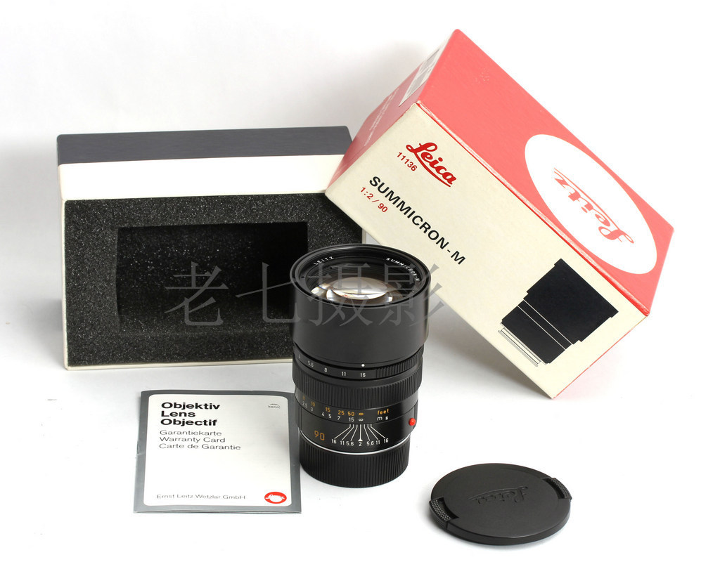 Leica/徕卡 Summicron M 90/2 黑色 E55 Pre ASPH C00662