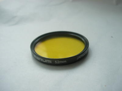 极新玛露美52mm中黄镜片，黑白照片必备