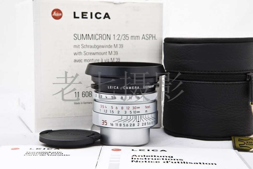Leica/徕卡 Summicron M 35/2 ASPH 银色 螺口 C02191