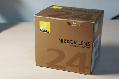 全套包装98新nikon 24 2.8D镜头