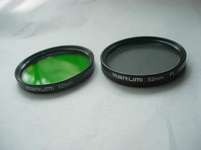 极新玛露美52mm偏振镜，绿色镜，黑白照片必备