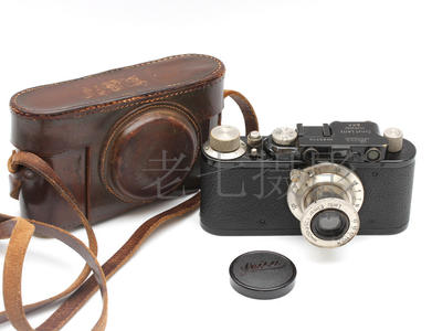 Leica/徕卡 II 型 Model D +50/3.5 黑漆套机 带皮套 C00925