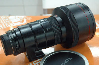 图丽 Tokina AF 300/2.8 SD 红圈,远摄定焦,自动对焦,尼康卡口,有皮箱.