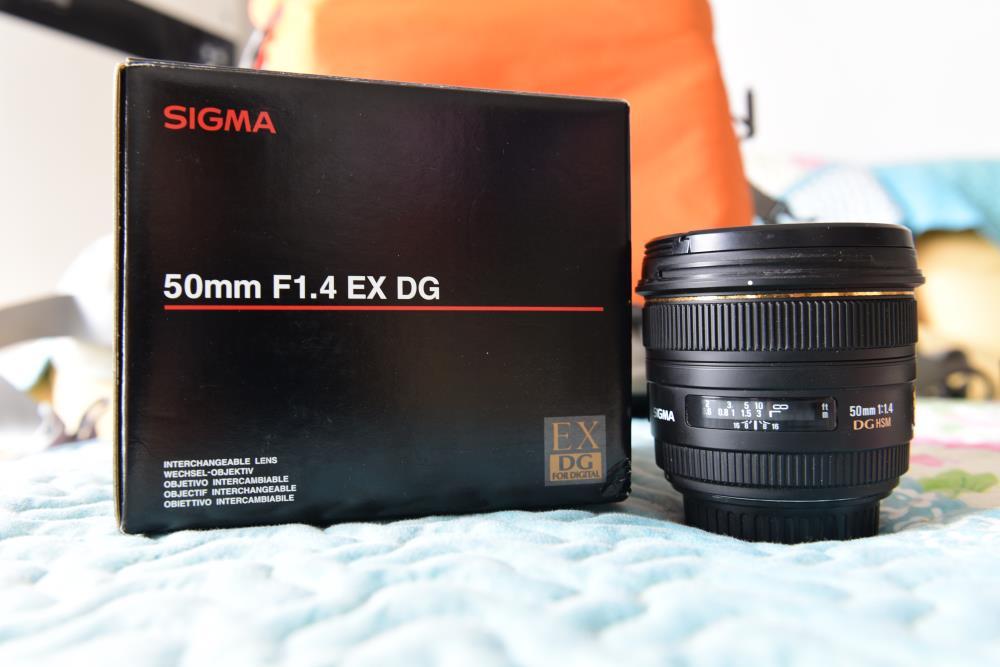 95新 佳能 适马 Sigma 50mm F1.4  EX 