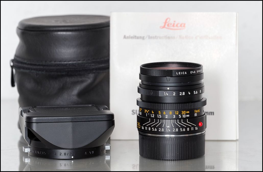 徕卡 Leica M 35/1.4 ASPHERICAL 11873 双非 双A 镜头