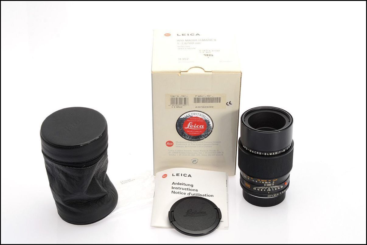 徕卡 Leica R 100/2.8 APO MACRO ROM 微距镜头 带包装