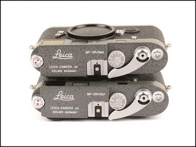 徕卡（两台连号）Leica MP LHSA 1968-2003 小锤纹 新品收藏未使用品！