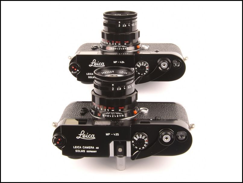 徕卡 （两台连号）Leica MP Classic + 50/2 Rigid 黑漆 