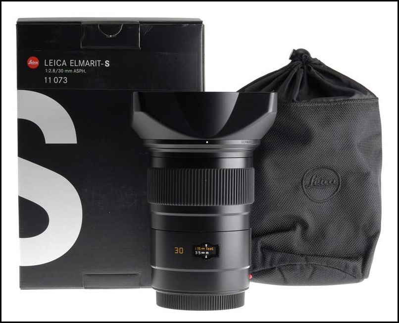 徕卡 Leica S 30/2.8 ELMARIT-S ASPH 广角镜头 带包装