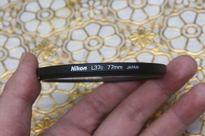尼康原装L37 77MM UV镜，保真，正品