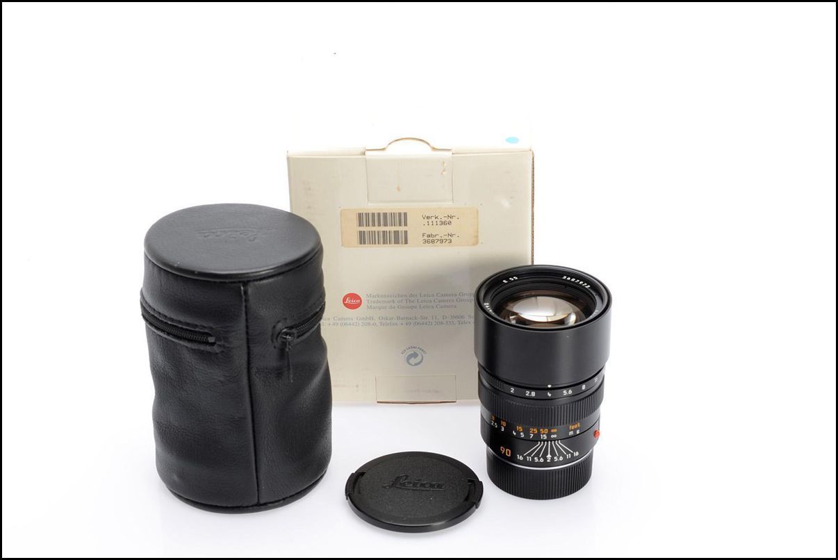 徕卡 Leica M 90/2 PRE-ASPH E55 后期 方字版 带包装
