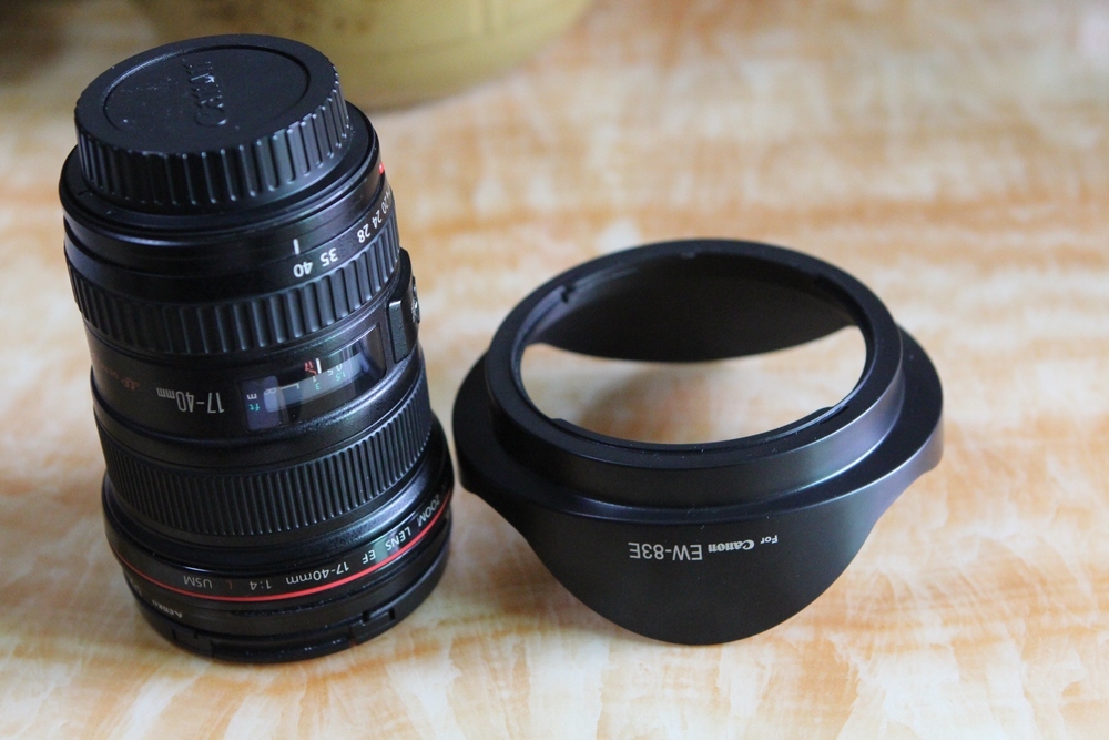 Canon/佳能EF17-40mm f/4LUSM红圈单反镜