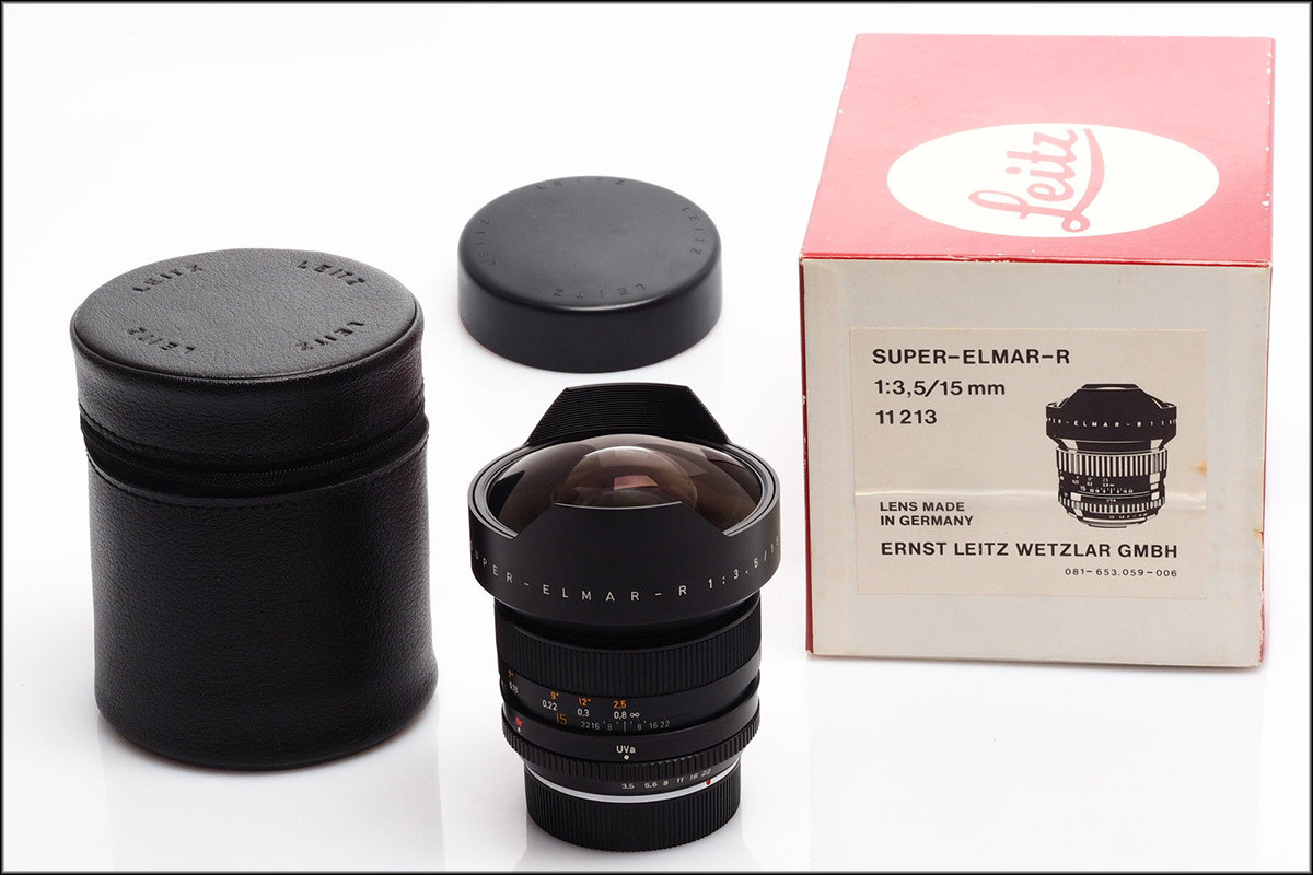 徕卡 Leica R 15/3.5 SUPER-ELMAR-R 鱼眼镜头 带包装