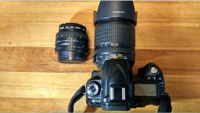 尼康D90单反相机(送尼康18-105和50 1.8d镜头)