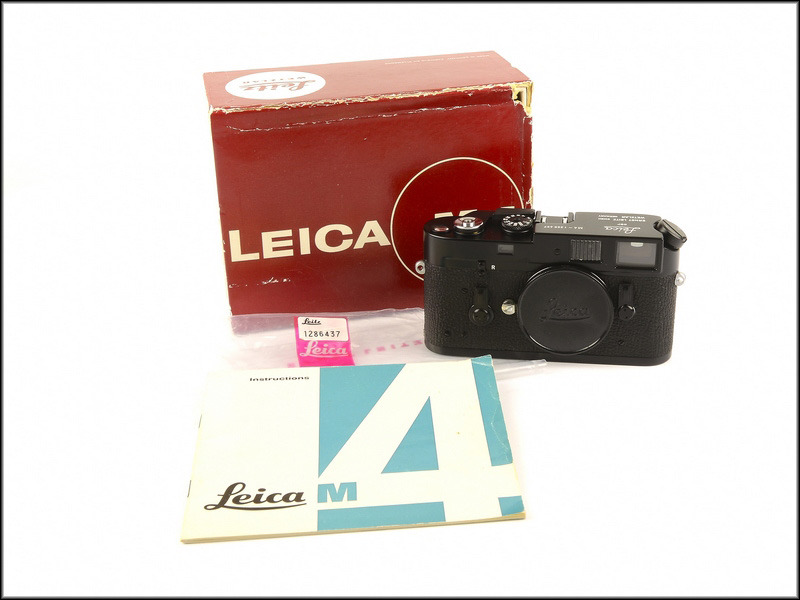 徕卡 Leica M4 Black Paint 黑漆 好成色 带包装