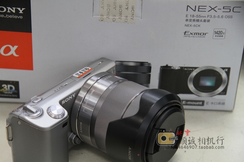 ★★北京顺诚相机行★★98新 索尼 NEX-5C (2426d)全包装 相机套 成色较好