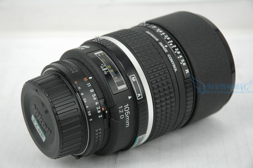 尼康 Nikon AF 105/2D DC 人像镜头,自动对焦,自带遮光罩.