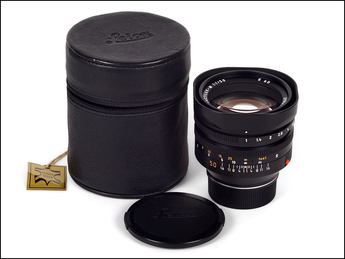 徕卡 Leica M 50/1.0 NOCTILUX-M 原厂6-BIT 四代自带罩 398开头