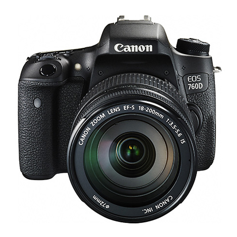 佳能（Canon）EOS 760D数码单反相机 (EF-S 18-200IS镜头)套机 官方标配