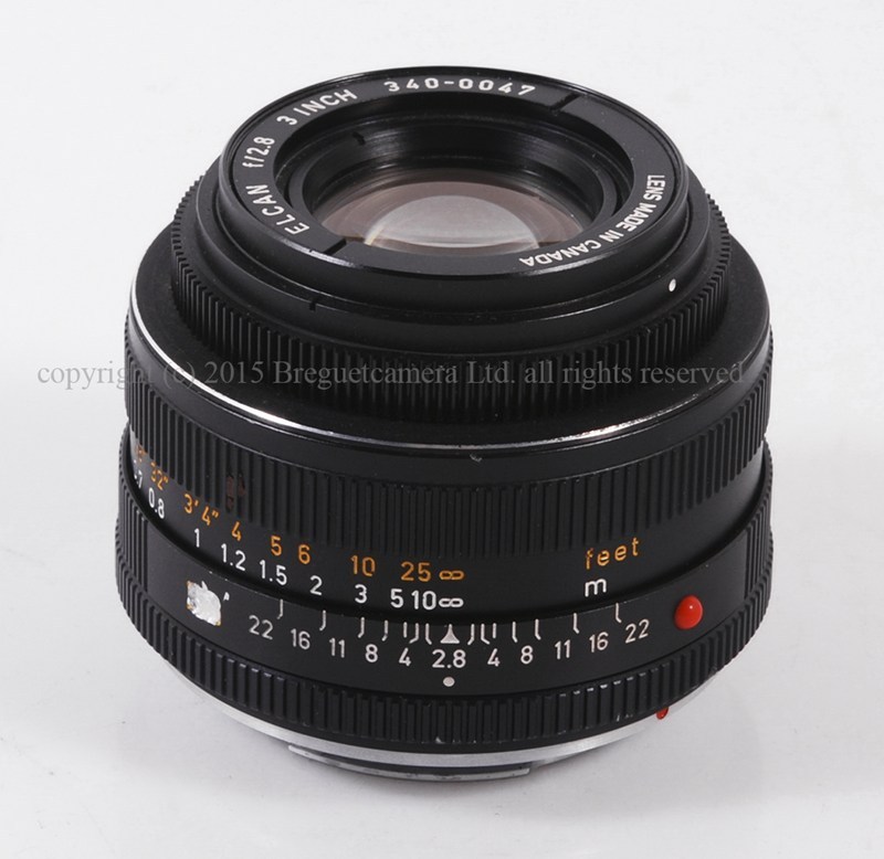 【罕见收藏品】Leica/徕卡 Canada ELCAN 3inch f2.8 75/2.8 R三刀