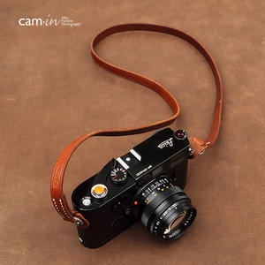 cam-in 手工真皮数码相机背带莱卡富士索尼微单肩带（CAM2862）